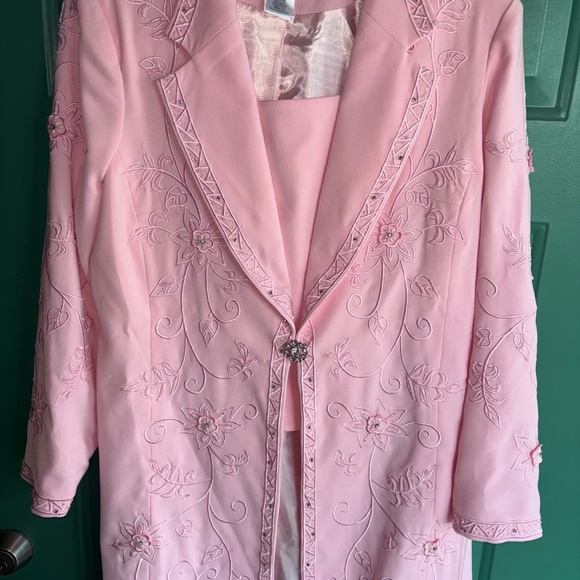 Studio B size 14 suit dress 2-piece set and matching hat NEW - Picture 5 of 16